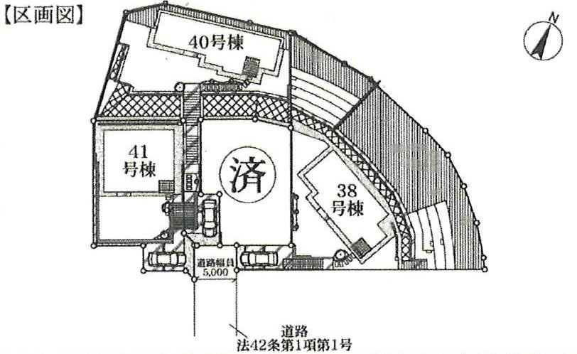 フォレストタウン野川の丘の区画図