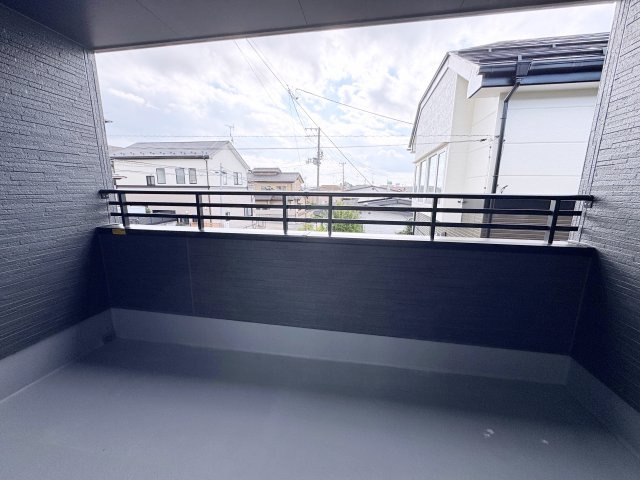 新築戸建・建売　郡山市菜根3丁目　GRAFARE　全1棟のバルコニー