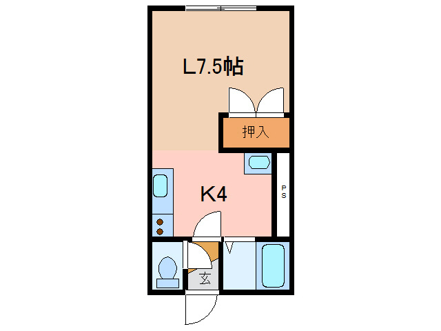 第2恒陽マンションの間取り