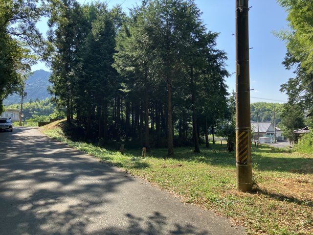 津市分部　売土地の前面道路含む現地写真