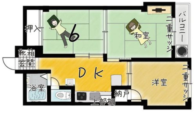 【間取り】 | S52077-京都一乗寺ｺｰﾎﾟﾗｽ