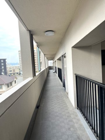 サングレート箱崎公園東のバルコニー