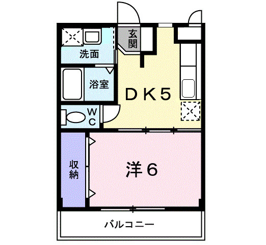【間取り】 | カーサ・フィオーレⅡ