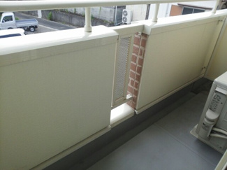 【バルコニー】 | サンモール　Ｍ | 暖かな日差しのふりそそぐバルコニー