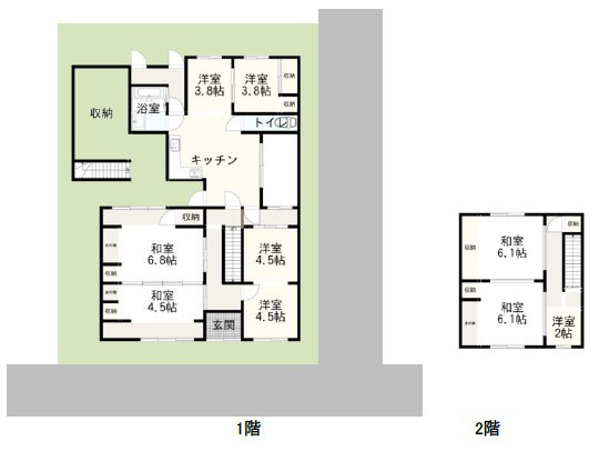 近江八幡市十王町　売土地の土地図