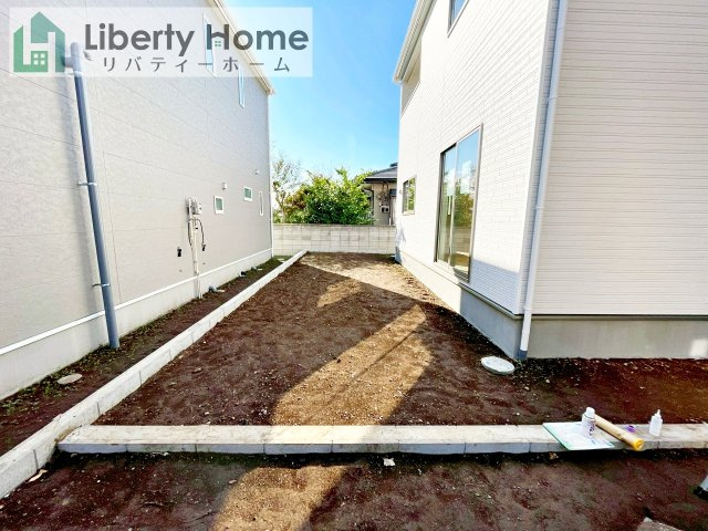 つくば市大曽根第1　新築戸建　1号棟の庭