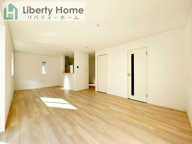 つくば市大曽根第1　新築戸建　1号棟の居間・リビング