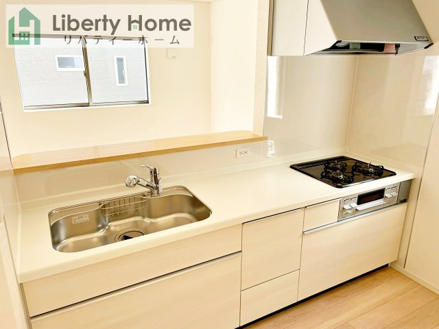 つくば市大曽根第1　新築戸建　1号棟のキッチン