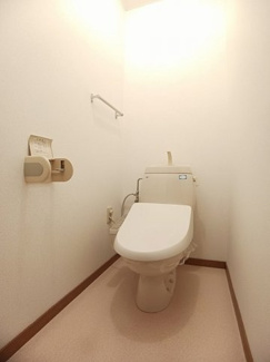 【トイレ】 | ハーベスト壱番館 | ゆったりとした空間のトイレです