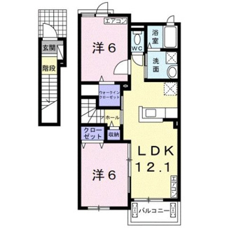 【間取り】 | アーデン西浜　Ⅵ