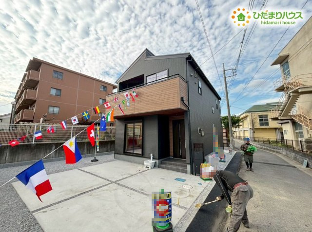 熊谷市石原1丁目　新築一戸建て　リーブルガーデン　01の外観|モダンで落ち着いた色合いの外観デザインが目を引きます！
とても洒落なので早くお家に帰りたくなってしまいますね♪