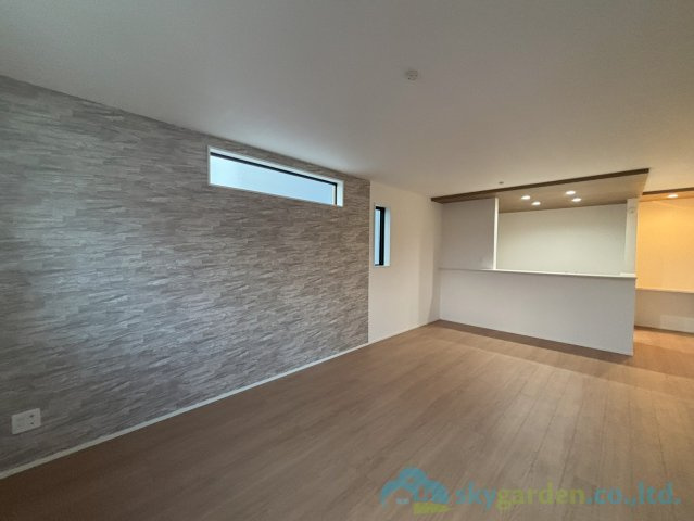 秦野市堀西9期　新築戸建　全1棟1号棟の居間・リビング