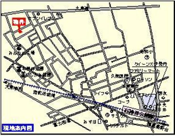 メゾン石神井の地図
