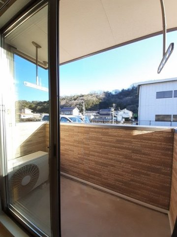 シュクルＢのバルコニー