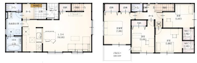 戸塚区柏尾町　売地の参考プラン|◆建築条件はありませんのでお好きなハウスメーカーにて建築可能です。土地の形状が整形地となりますのでプランも入れやすい土地となっております。