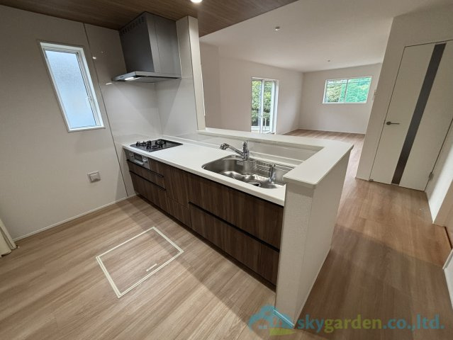 秦野市堀西8期　新築戸建　全2棟2号棟のキッチン