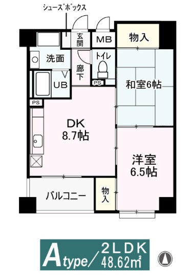 FUKUSHIMA FLATSの間取り