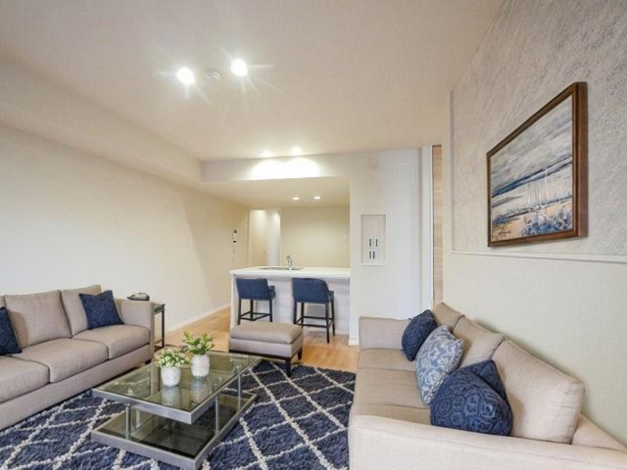 テラッセ奈良公園の居間・リビング|CGで家具等を配置したもので家具等は含まれません
