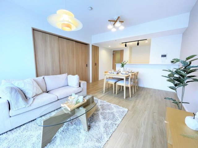 藤和シティコープ港北中川の居間・リビング