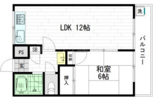 長谷川ハイツの間取り