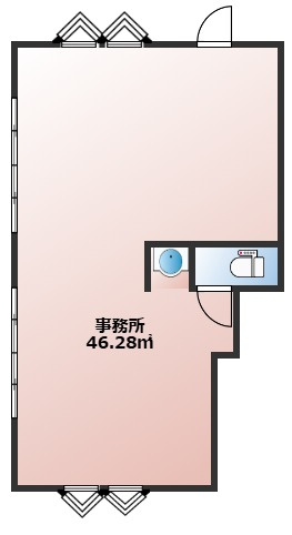 【間取り】 | Arc都賀（事務所）