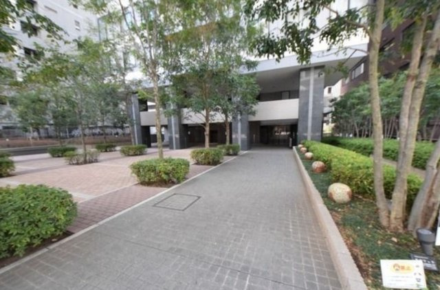 ベルファース芝浦タワーのエントランス