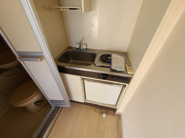 【キッチン】 | 一口コンロのキッチンです