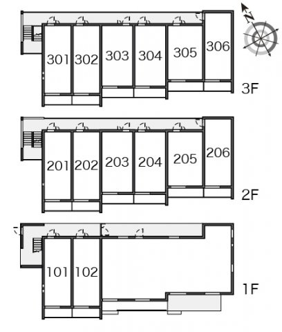 クレイノリヴェールの区画図