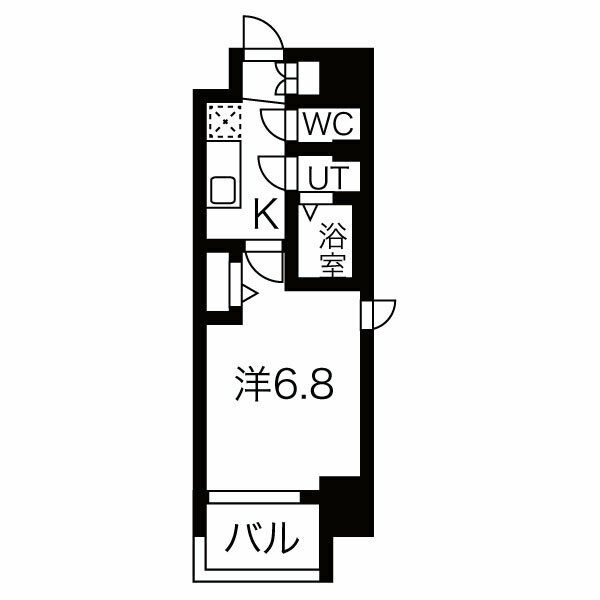 フォーリアライズ難波南レーヴの間取り