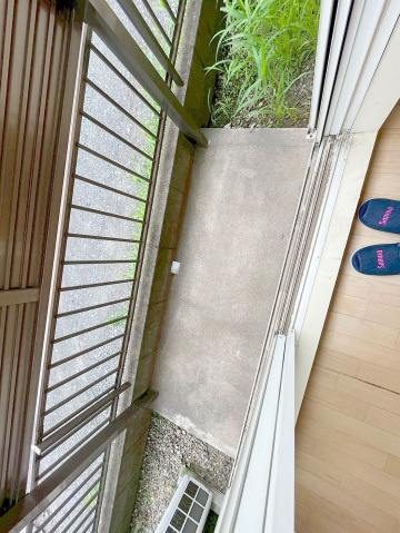 シャロームシラタのバルコニー