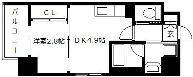 MODERN PALAZZO警固の間取り