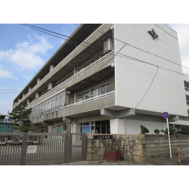 羽島郡笠松町月美町の店舗一部の周辺|笠松中学校