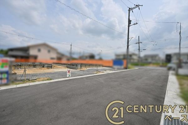 葛城市林堂 １号棟 ／新築一戸建の前面道路含む現地写真|■現地撮影写真■緑豊かな気持ちの良い住環境！