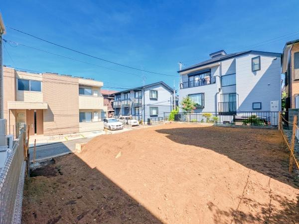 横浜市港北区仲手原１丁目の売地の前面道路含む現地写真|閑静な住宅街につき住環境良好です♪