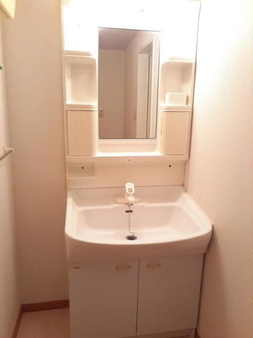 セードルαの洗面所|スペースが確保できる洗面所です