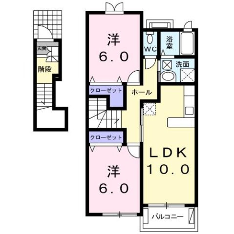 ラ　フォレスタ　Ⅱの間取り