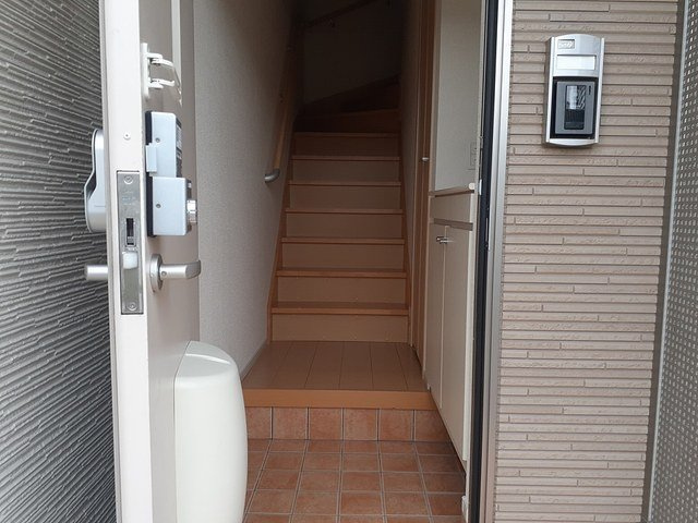 メゾンビューⅡの玄関|シンプルで使いやすい玄関です