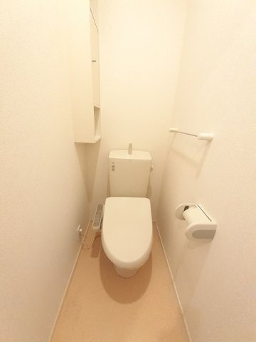 フランメゾン南沖洲Ｂのトイレ|コンパクトで使いやすいトイレです