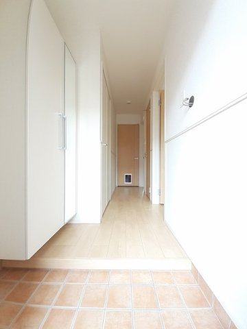 フランメゾン南沖洲Ｂの玄関|シンプルで使いやすい玄関です