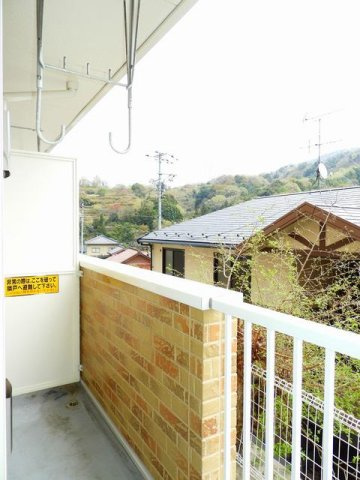 ソレイユ２番館のバルコニー|陽当たり良好なバルコニーです