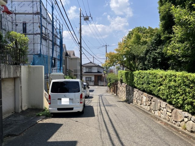 荏田南３丁目　新築戸建の前面道路含む現地写真