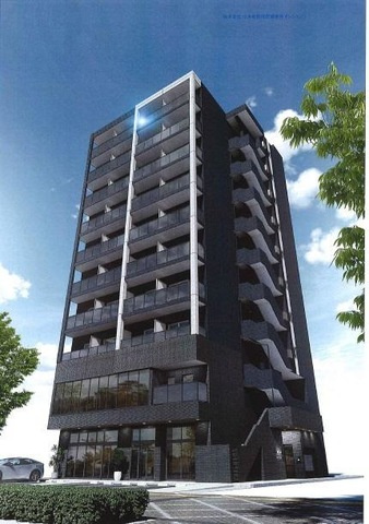 仮）西条駅前新築マンションの外観パース|画像はイメージです。