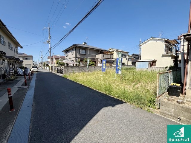 橿原市石原田町　新築一戸建ての外観|周辺は落ち着いた街並みの住宅地！子育てがしやすい住環境です！まだ未完成ですが、現地でしかわからない事もございます。是非一度ご覧ください。