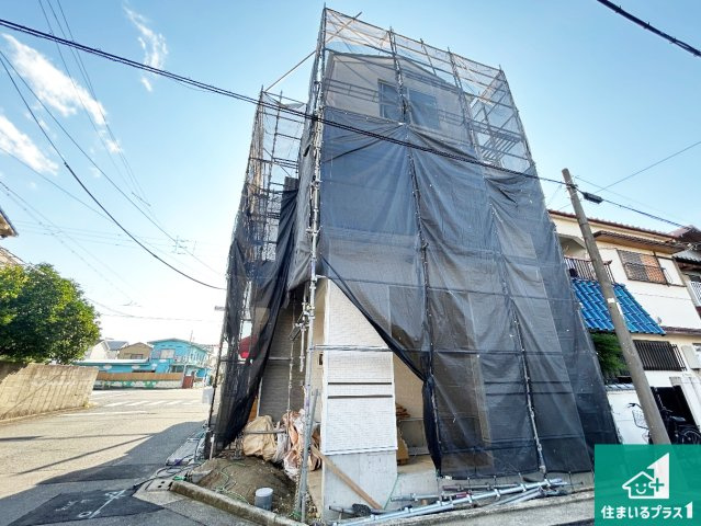 堺市西区浜寺船尾町西　新築一戸建ての外観|現在建築中！落ち着いた街並みで新生活を始めることが出来そう！周辺の物件も併せてご紹介させて頂きます！