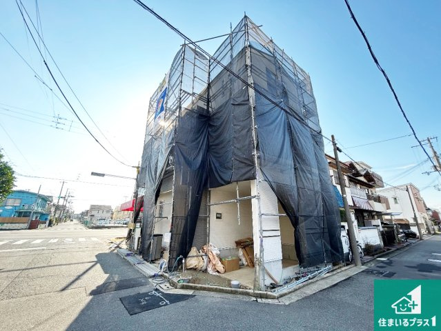 堺市西区浜寺船尾町西　新築一戸建ての外観|現在建築中！落ち着いた街並みで新生活を始めることが出来そう！周辺の物件も併せてご紹介させて頂きます！