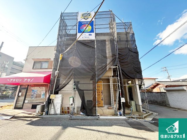 堺市西区浜寺船尾町西　新築一戸建ての外観|現在の進捗状況です！順調に作業進行中、完成が待ち遠しいです！詳細の間取り等、お気軽にお問い合わせください！