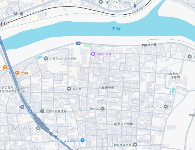 京都市伏見区向島庚申町　第3期　新築一戸建ての地図