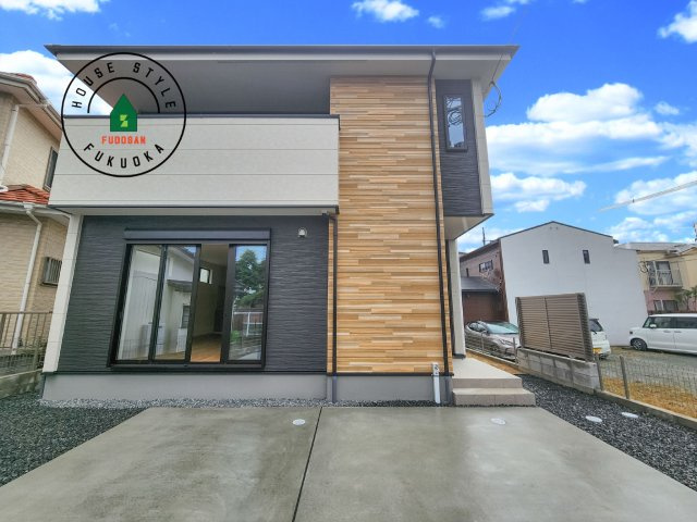 福岡市南区中尾2丁目第3-1棟（1号棟）　の外観|デザイン性のある外観です。