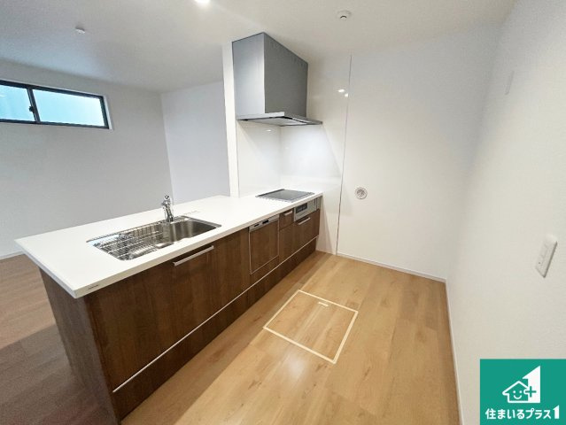 堺市東区野尻町　第1期　新築一戸建ての前面道路含む現地写真|周辺は落ち着いた街並みの住宅地！子育てがしやすい住環境です！まだ未完成ですが、現地でしかわからない事もございます。是非一度ご覧ください。