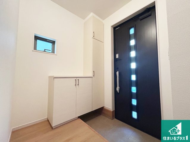 堺市東区野尻町　第1期　新築一戸建ての外観|周辺は落ち着いた街並みの住宅地！子育てがしやすい住環境です！まだ未完成ですが、現地でしかわからない事もございます。是非一度ご覧ください。